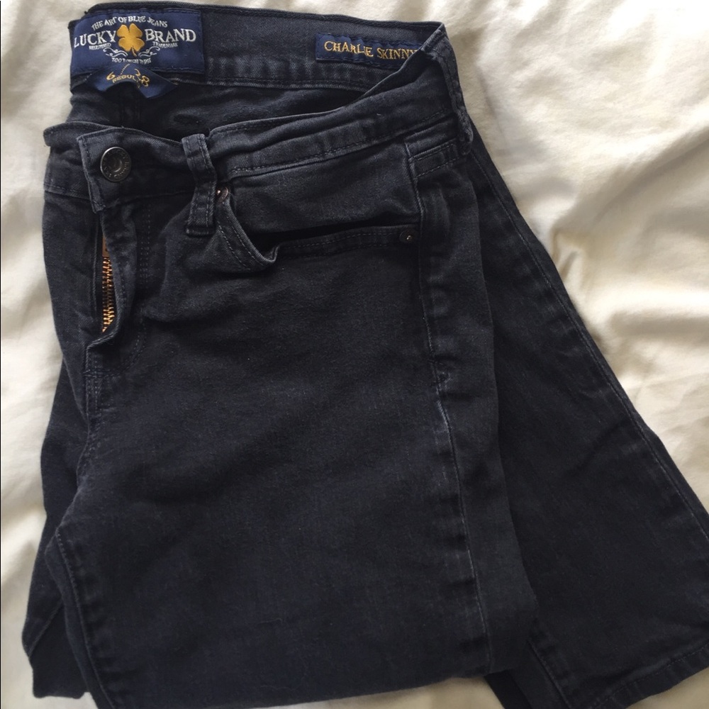 Black skinny jeans